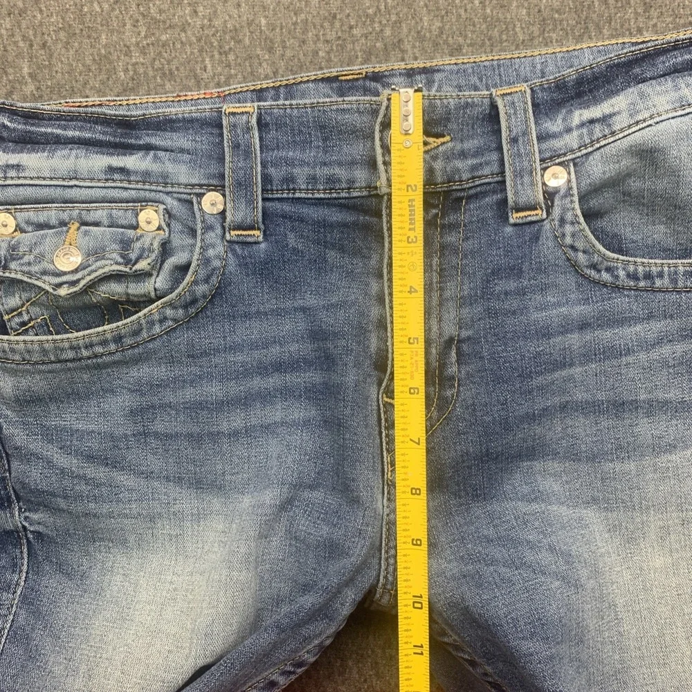 True Religion ROCCO Relaxed Skinny Women's Denim Blue Jeans - Size 31